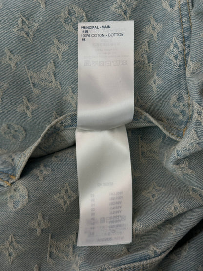 Louis Vuitton NBA Monogram Denim Zip Up Jacket