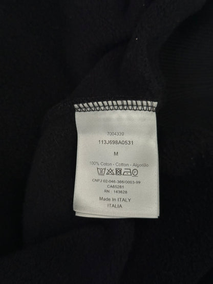 Dior Black CD Icon Embroidered Hoodie