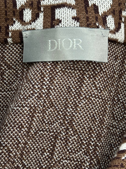 Dior Beige & Brown Oblique Button Up Shirt