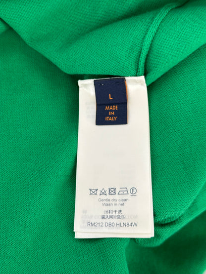 Louis Vuitton Green & White Everyday Logo Intarsia T-Shirt