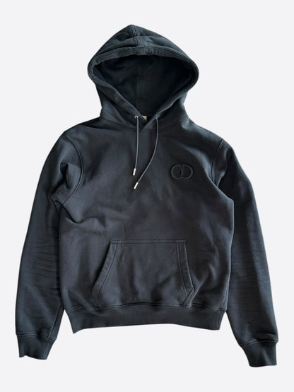 Dior Black CD Icon Embroidered Hoodie