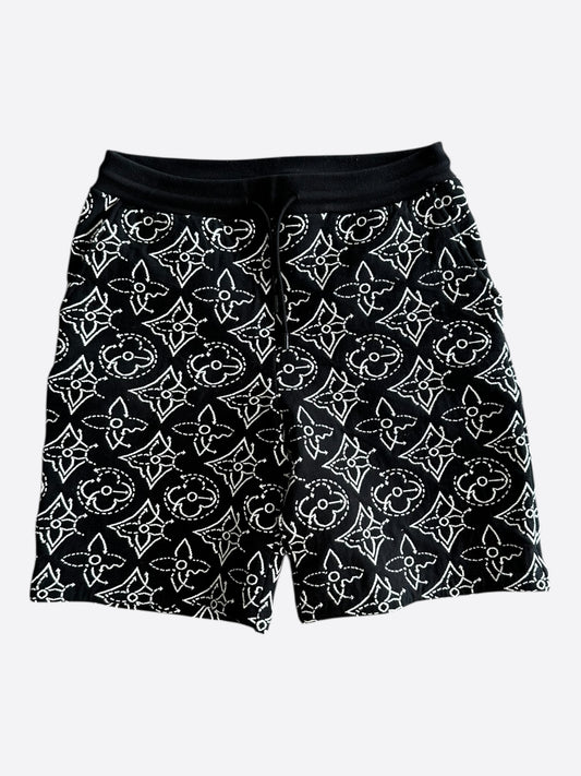 Louis Vuitton Black & White NBA Monogram Shorts