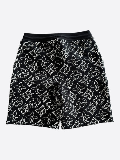 Louis Vuitton Black & White NBA Monogram Shorts