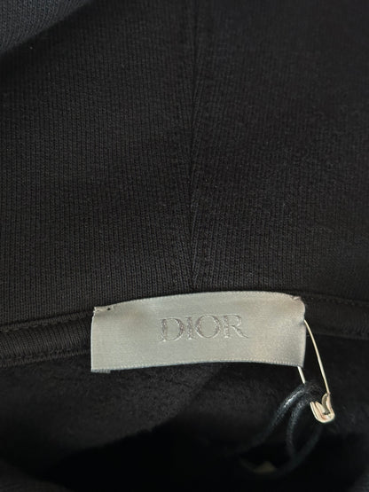 Dior Kenny Scharf Black & White Playing Cards Hoodie