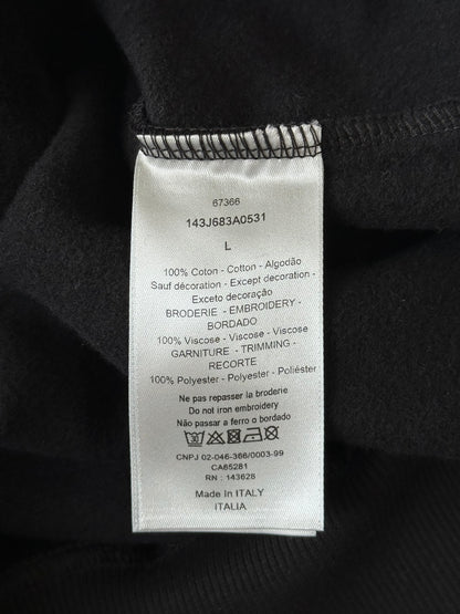Dior Kenny Scharf Black & White Playing Cards Hoodie