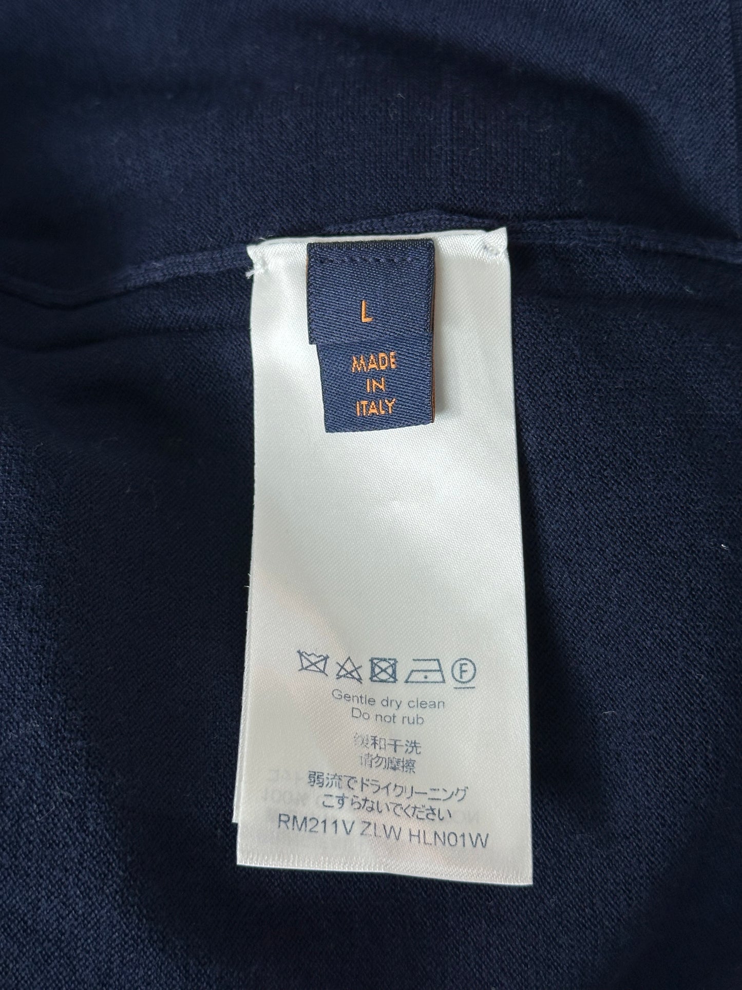 Louis Vuitton Navy Watercolor Monogram T-Shirt
