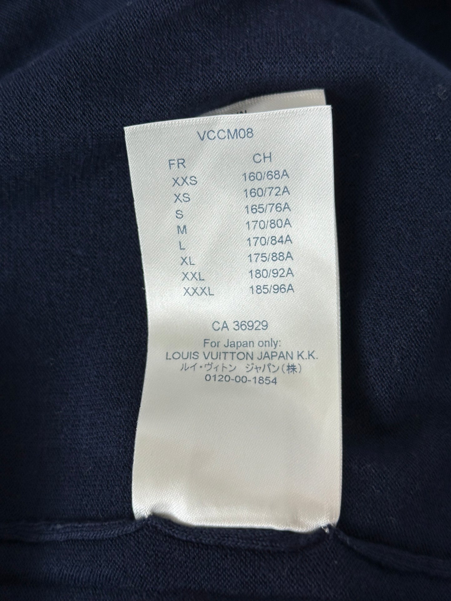 Louis Vuitton Navy Watercolor Monogram T-Shirt