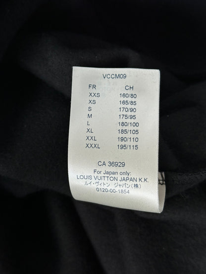 Louis Vuitton Black & White LV Stitch Logo Sweater