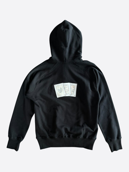 Dior Kenny Scharf Black & White Playing Cards Hoodie