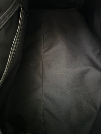 Louis Vuitton Black Monogram Tuffetage Keepall