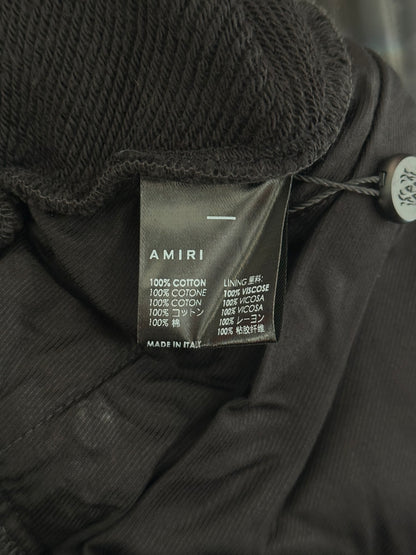 Amiri Black & White Micro MA Bar Logo Sweatpants