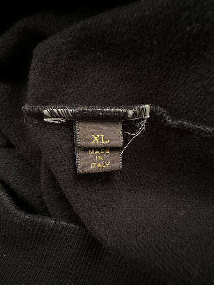 Louis Vuitton Black Fragment Printed Short Sleeve Sweater