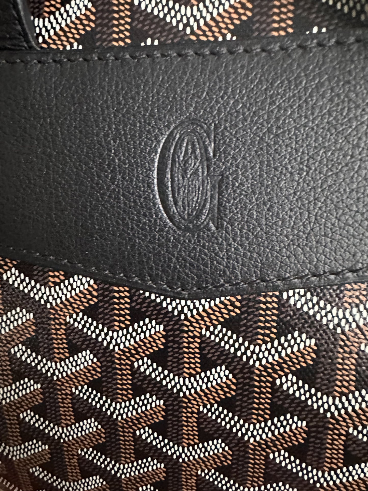 GOYARD Goyardine Calfskin Cisalpin Backpack Black Gold | FASHIONPHILE
