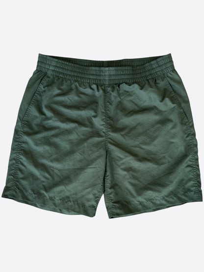 Louis Vuitton Olive Monogram Swim Shorts