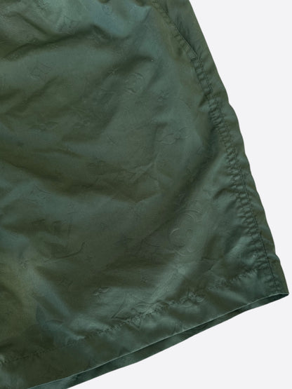 Louis Vuitton Olive Monogram Swim Shorts