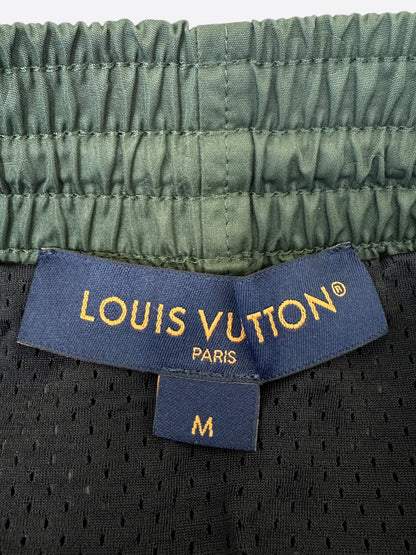 Louis Vuitton Olive Monogram Swim Shorts