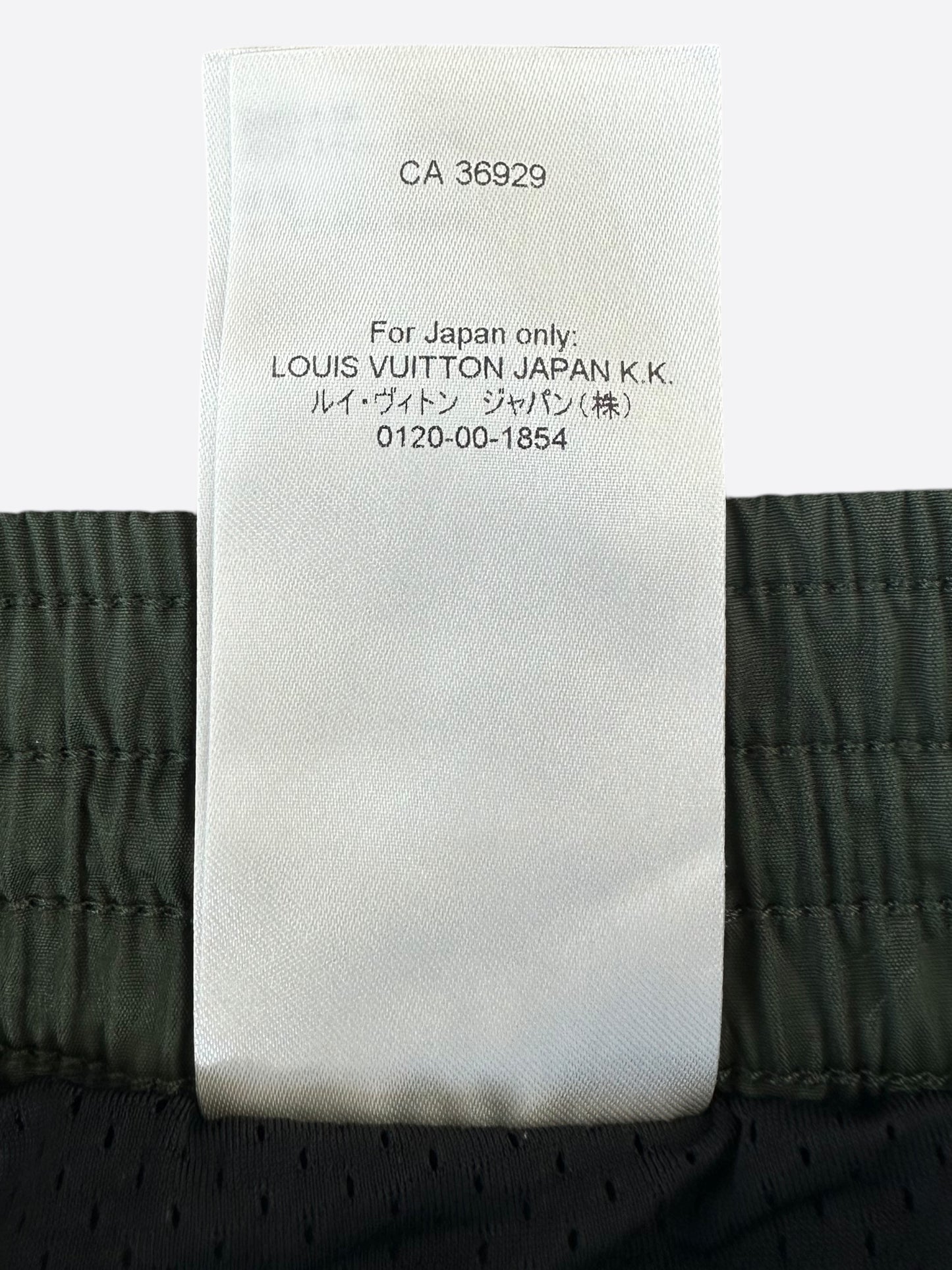 Louis Vuitton Olive Monogram Swim Shorts