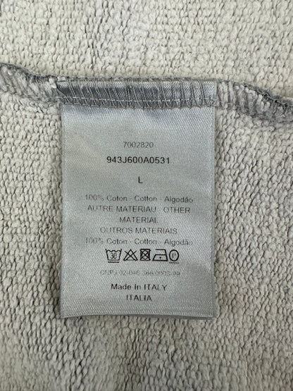 Dior Grey CD Icon Embroidered Logo Hoodie