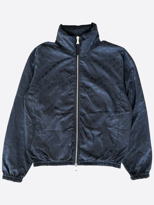 Louis Vuitton Navy Monogram Reversible Windbreaker