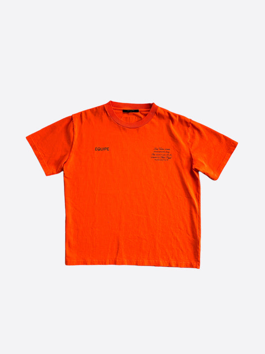 Louis Vuitton Virgil Orange MCA Figures Of Speech T-Shirt