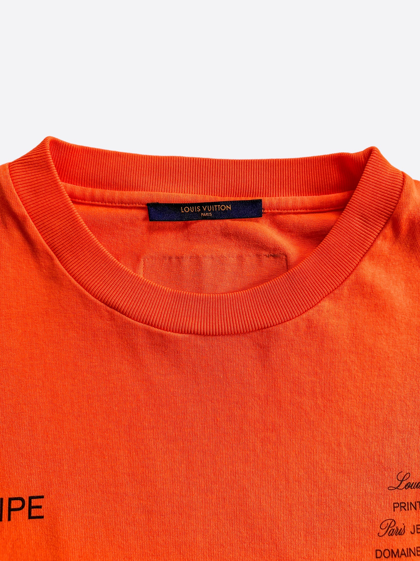 Louis Vuitton Virgil Orange MCA Figures Of Speech T-Shirt