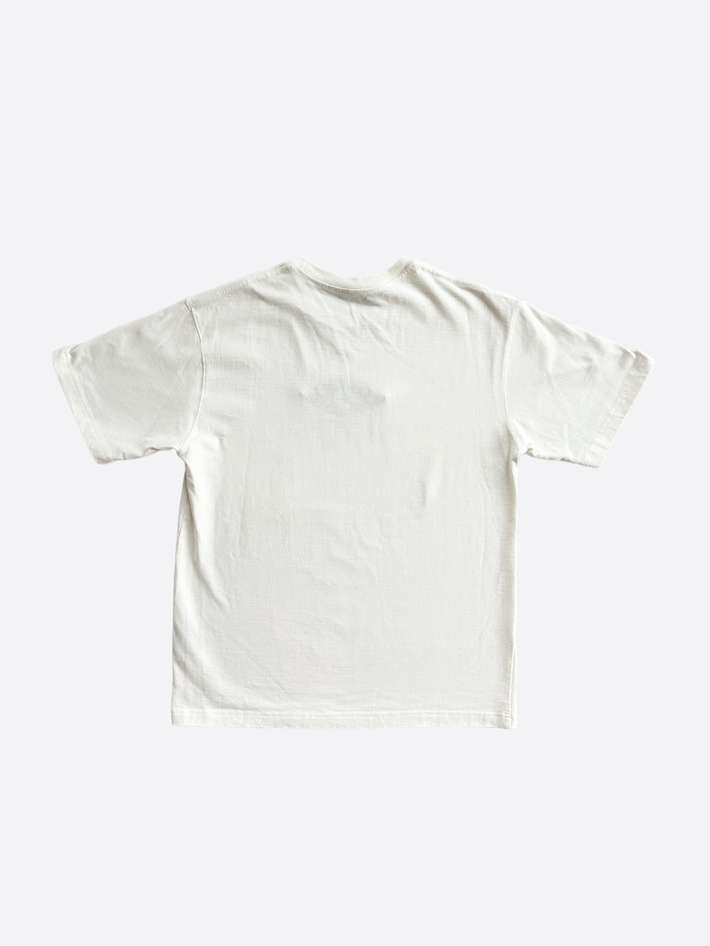 Dior Air Jordan White Embroidered Logo T-Shirt