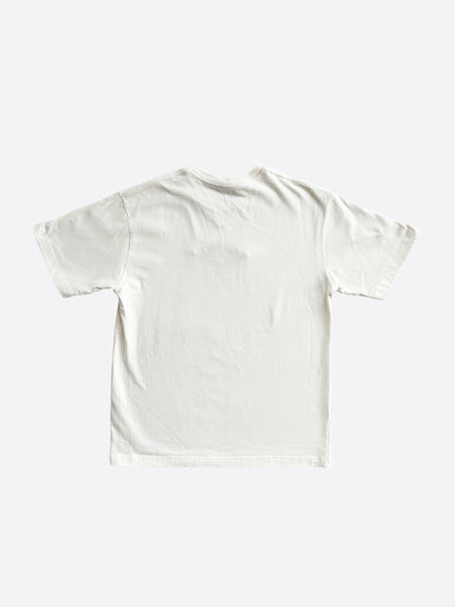 Dior Air Jordan White Embroidered Logo T-Shirt