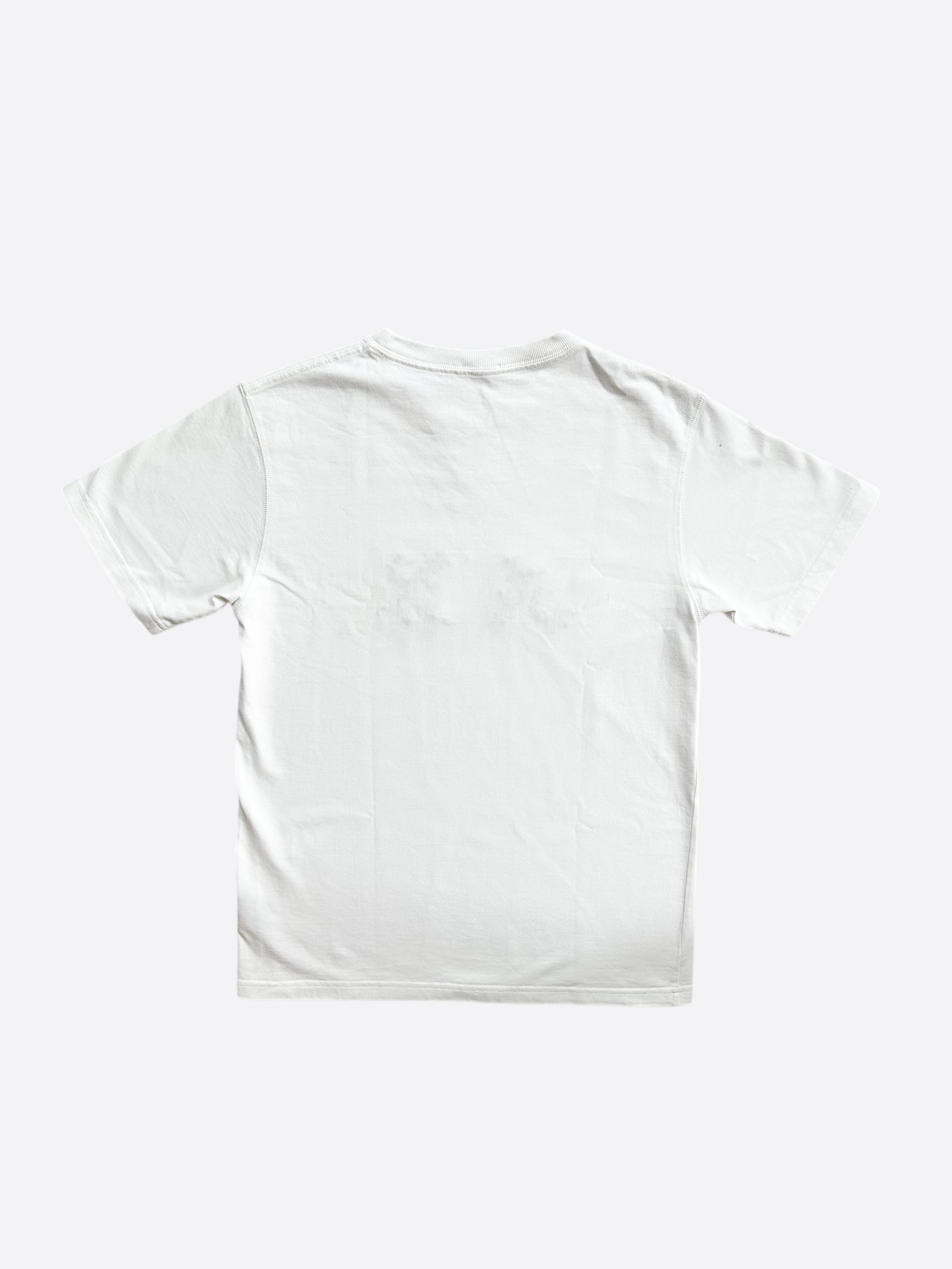 Dior White Floral Logo Embroidered T-Shirt – Savonches