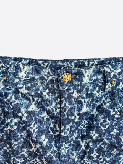 Louis Vuitton Blue Pointillism Monogram Jeans