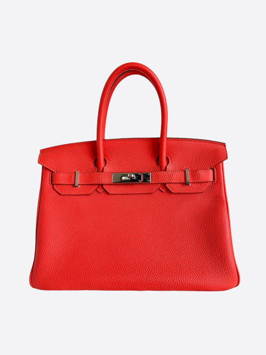 Hermès Red Togo Birkin 25