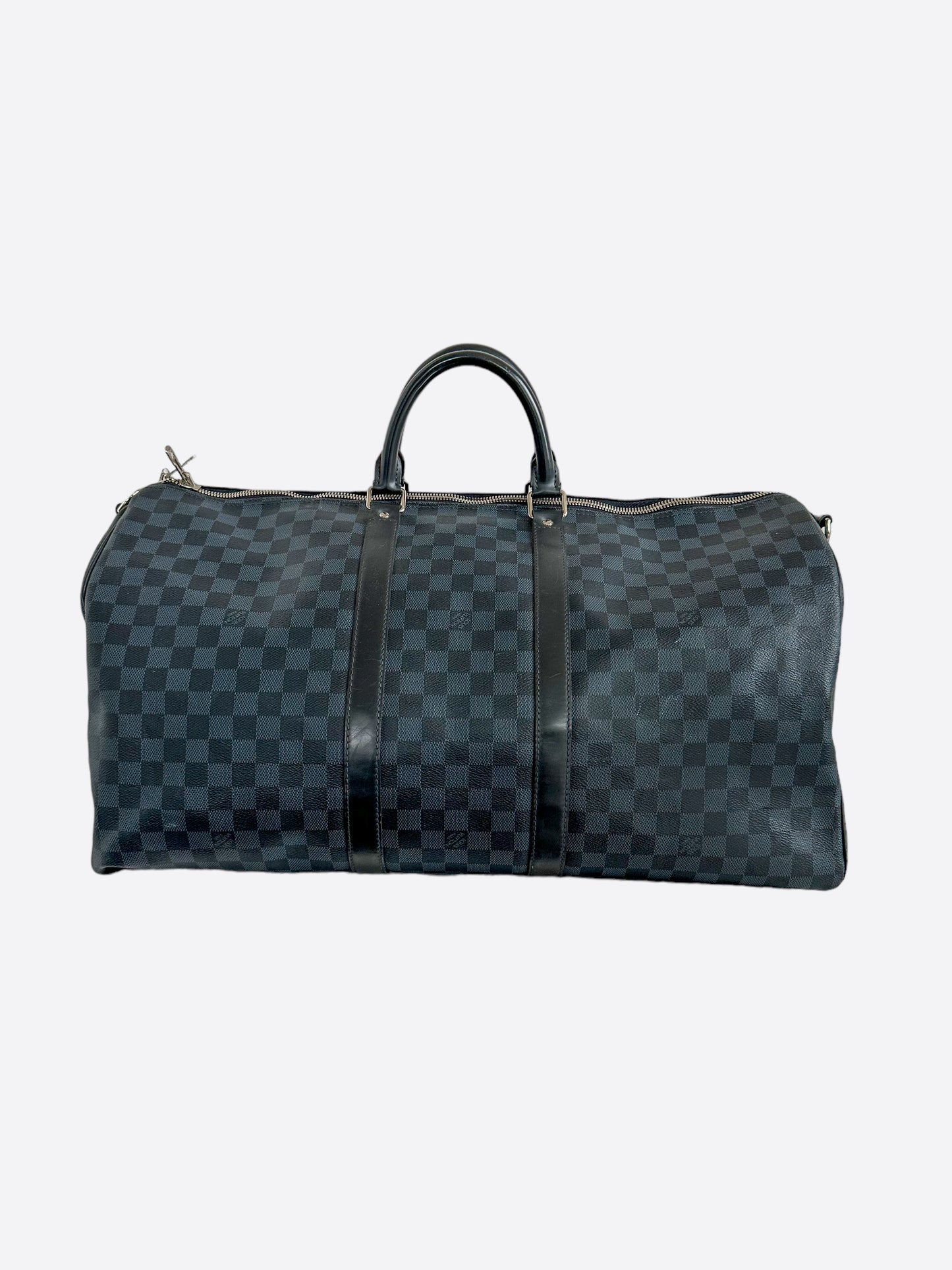 Louis Vuitton Keepall 55 Duffel in Damier Infini Leather with