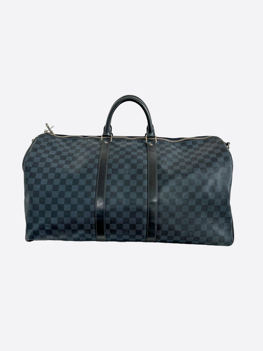 LOUIS VUITTON Alps Christopher Patch Damier Graphite Backpack Bag Blac