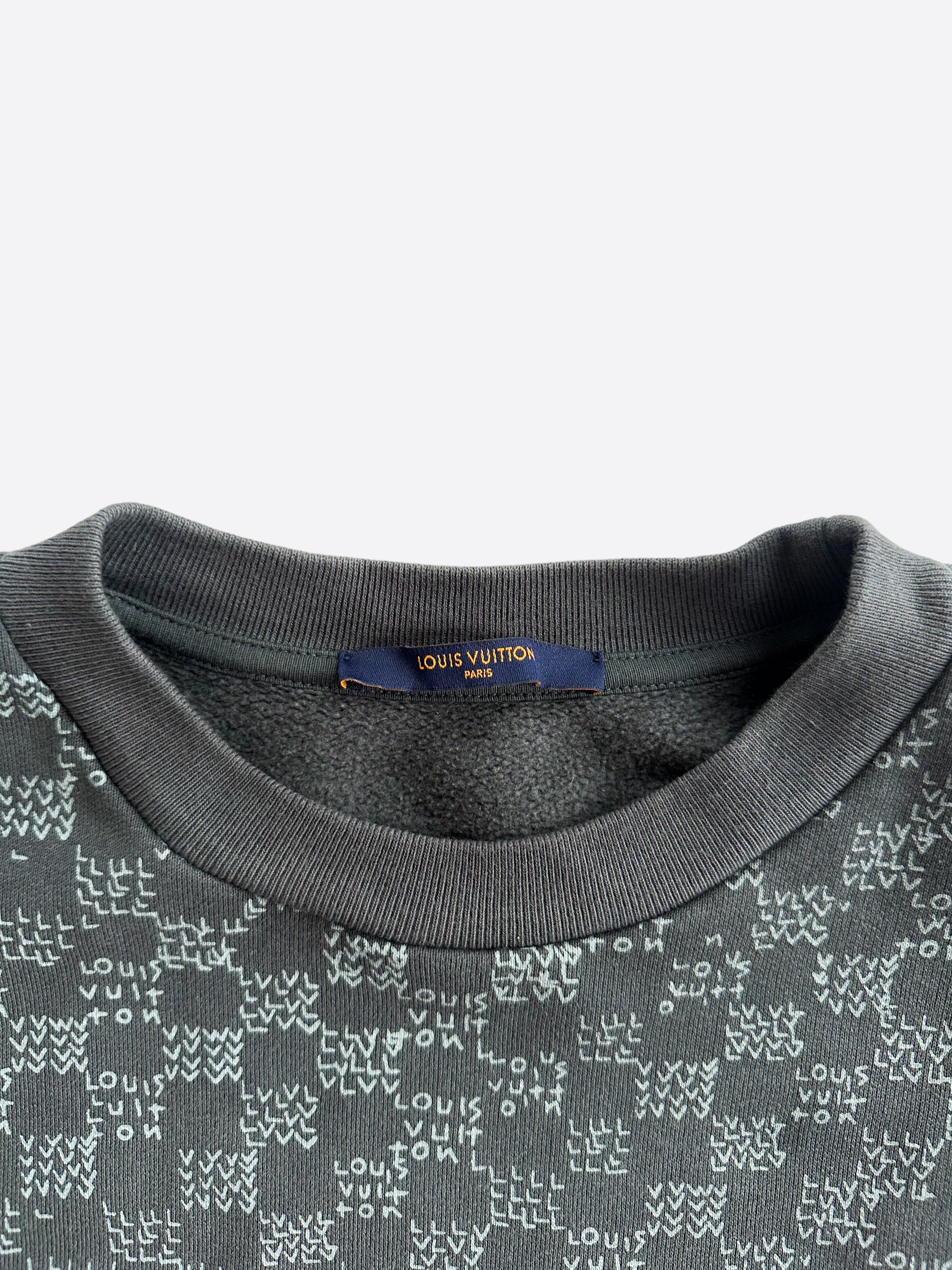 Louis Vuitton White Damier Zip Up Wool Cardigan – Savonches
