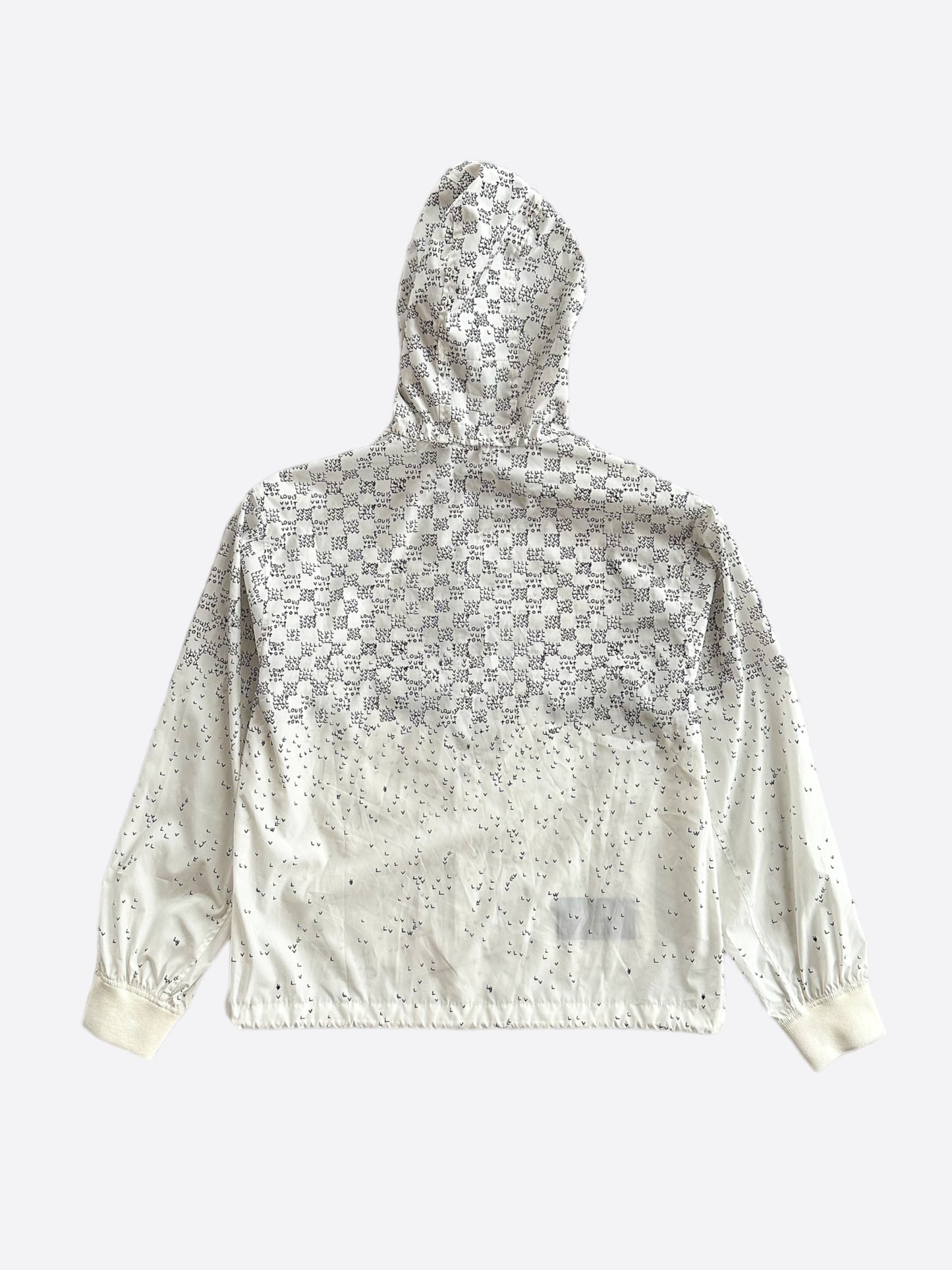 Louis Vuitton White LV Spread Damier Windbreaker