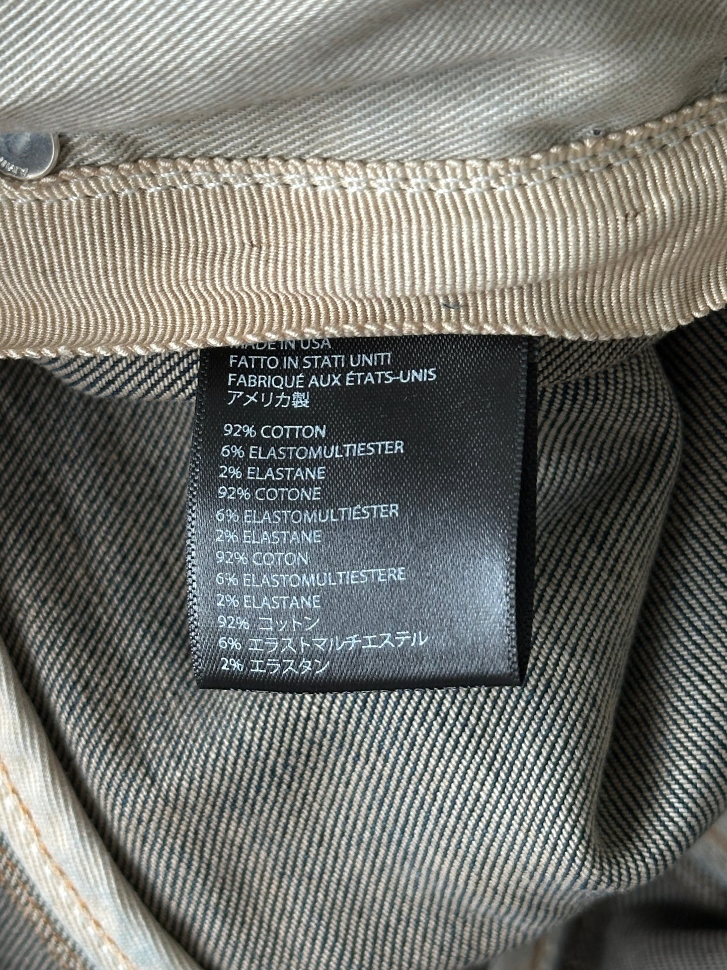 Amiri Deep Indigo Broken Distressed Jeans