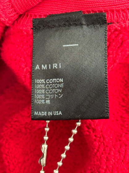 Amiri Vintage Red & White Collegiate Logo Sweater