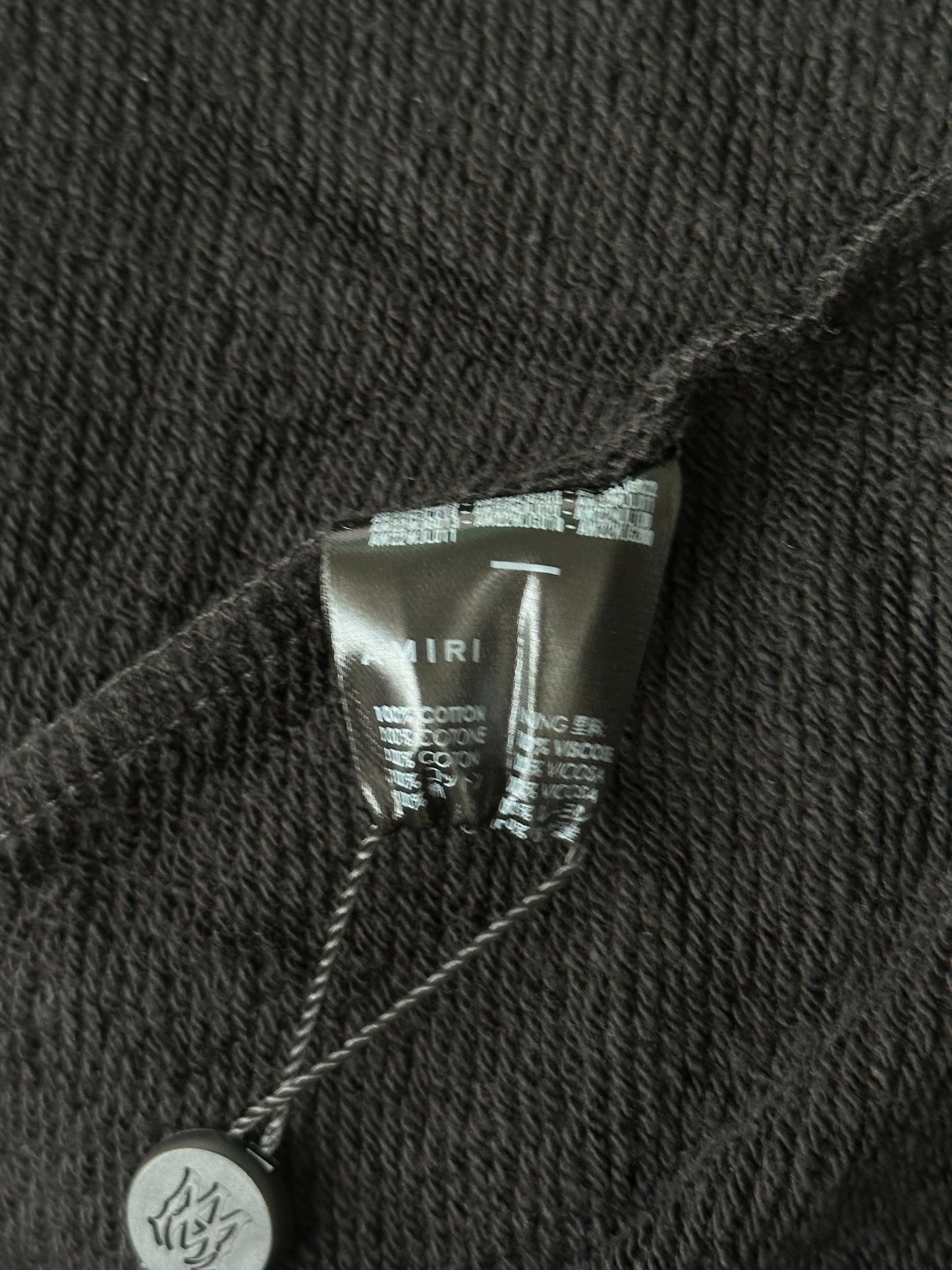 Amiri Wes Lang Black & Red Solar Kings Zip Up Hoodie