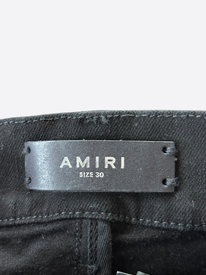 Amiri Broken Black Distressed Jeans