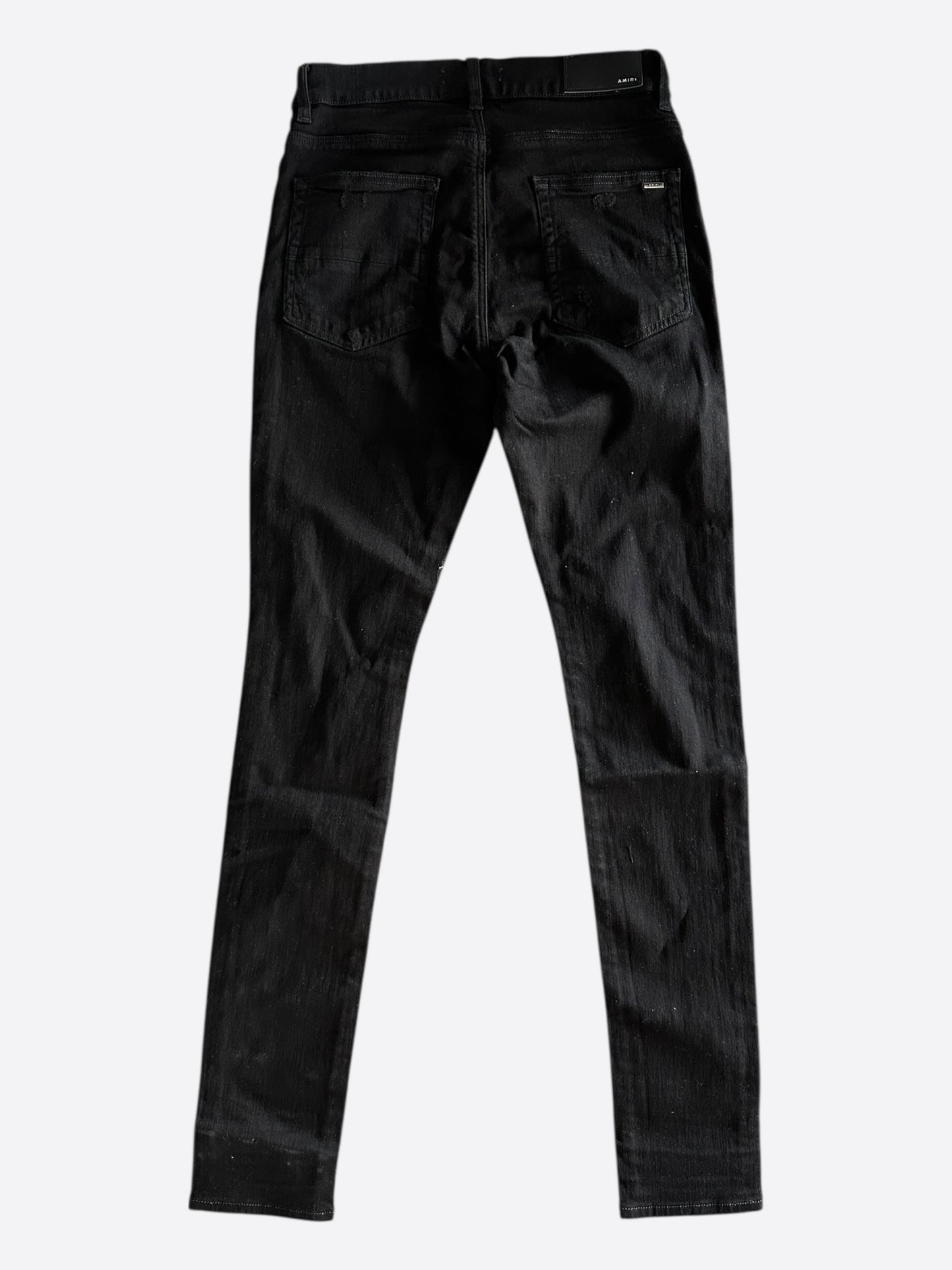 Amiri Broken Black Distressed Jeans