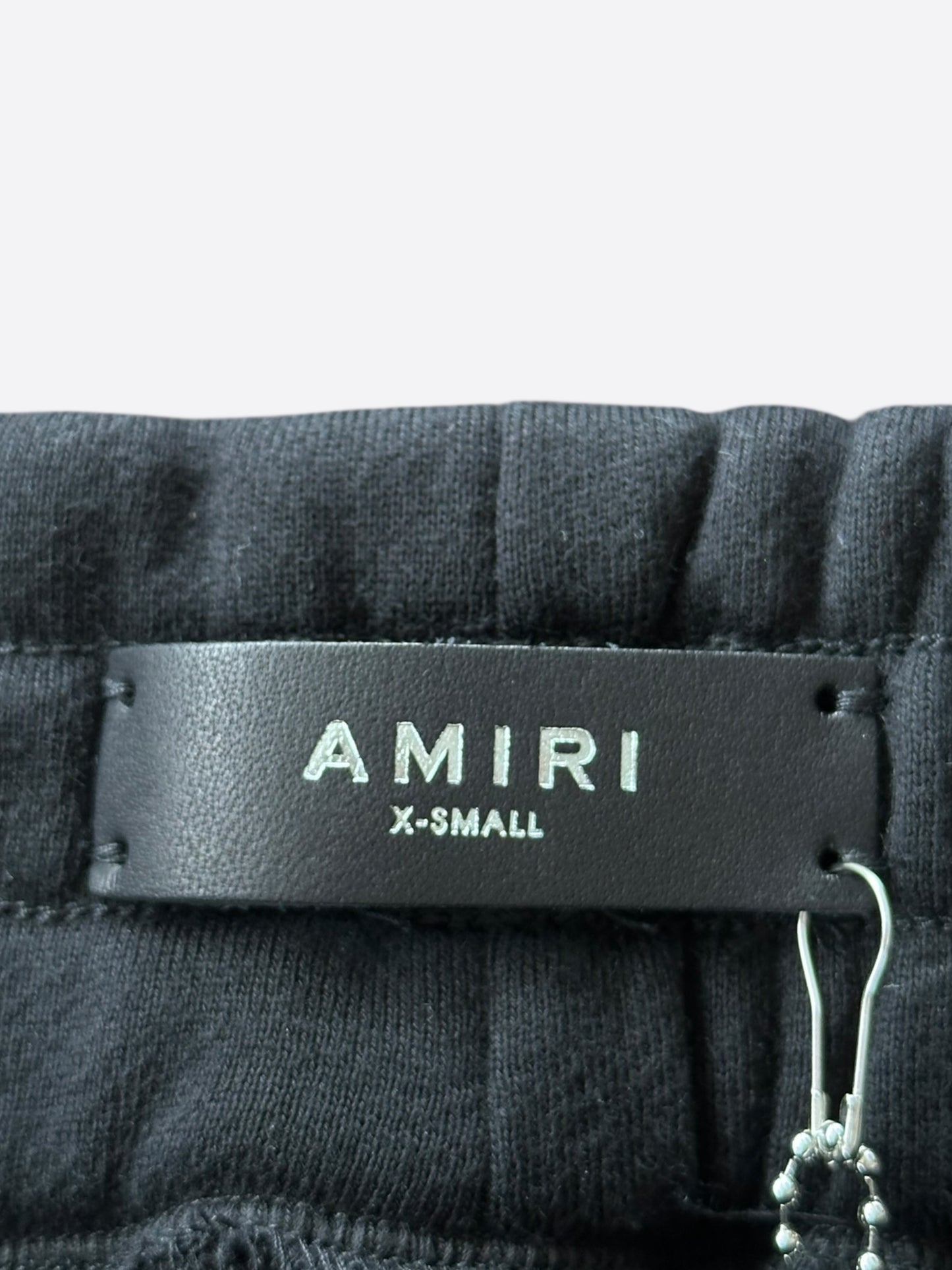 Amiri Black & Cheetah MA Logo Sweatpants