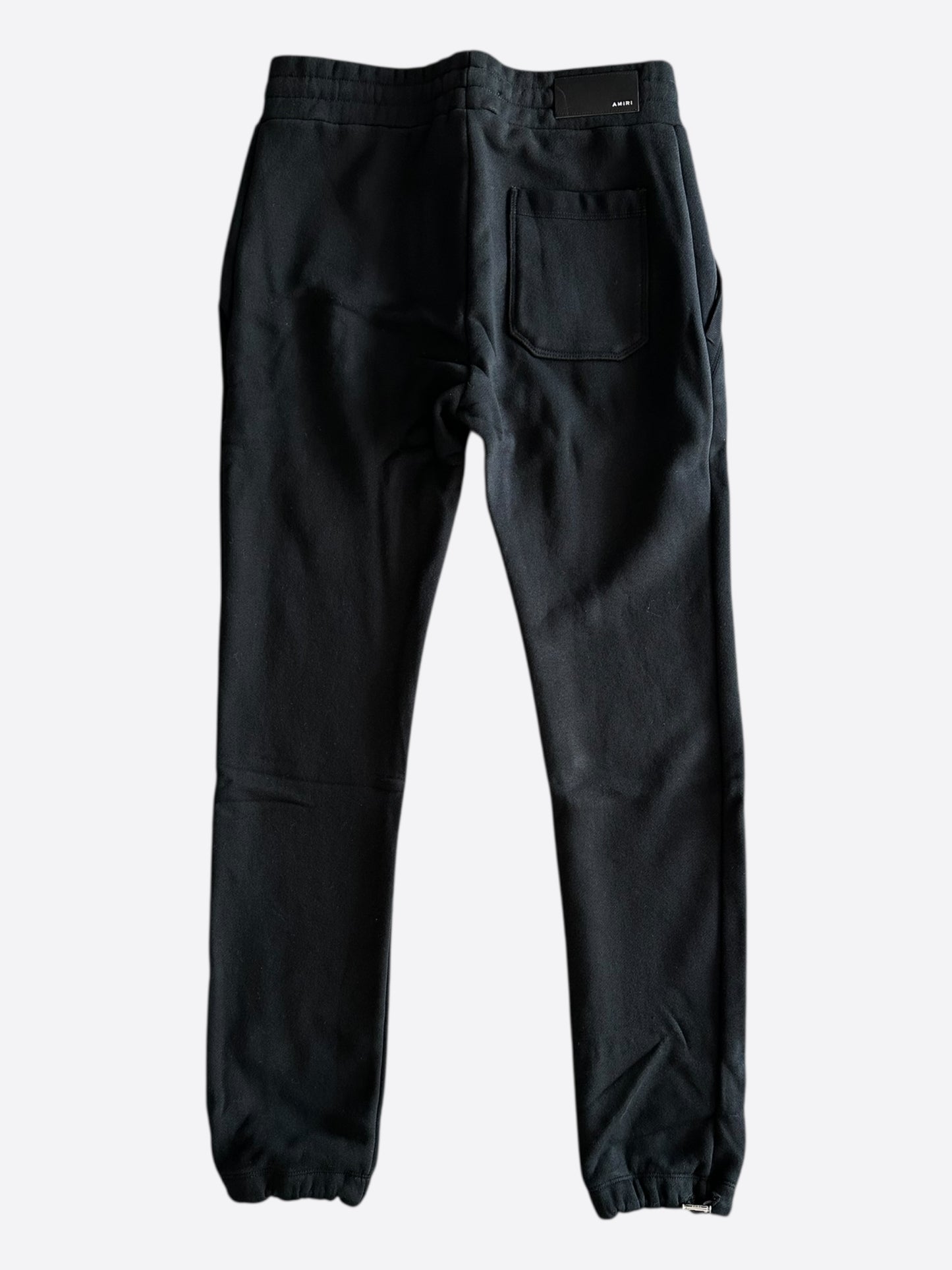 Amiri Black & Red Core Logo Sweatpants