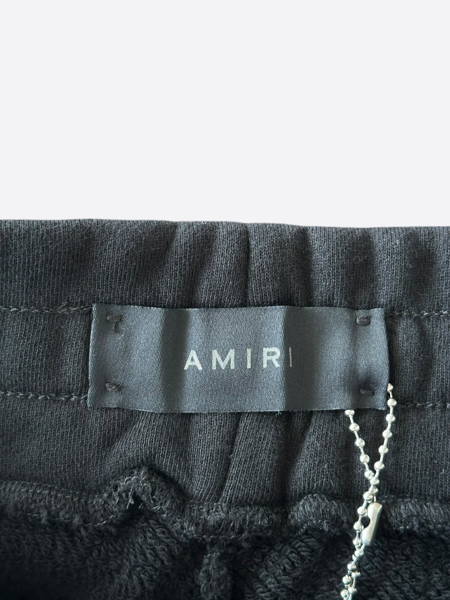 Amiri Black & Red Core Logo Sweatpants