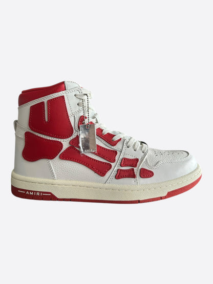 Amiri White & Red Skeleton High Tops