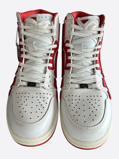 Amiri White & Red Skeleton High Tops