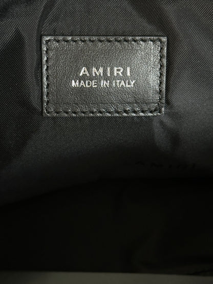Amiri Black Bandana MA Logo Dopp Kit