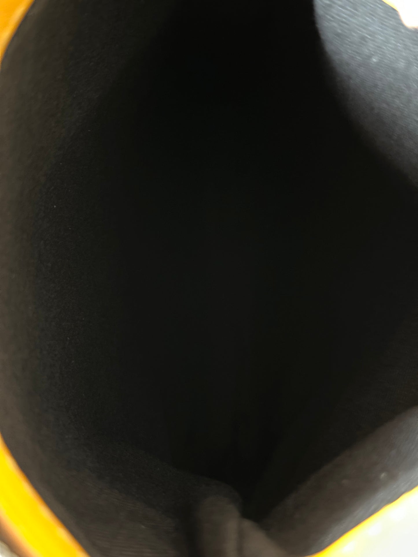 Amiri Yellow Leather Shoulder Bag