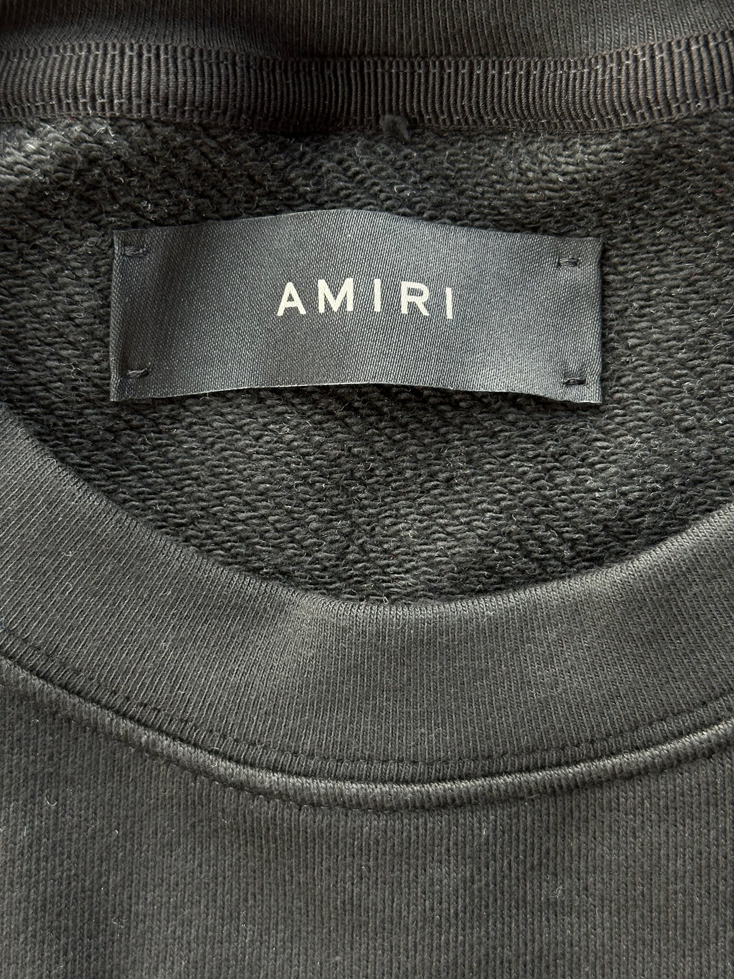 Amiri Black & White Drum Machine Graphic Sweater