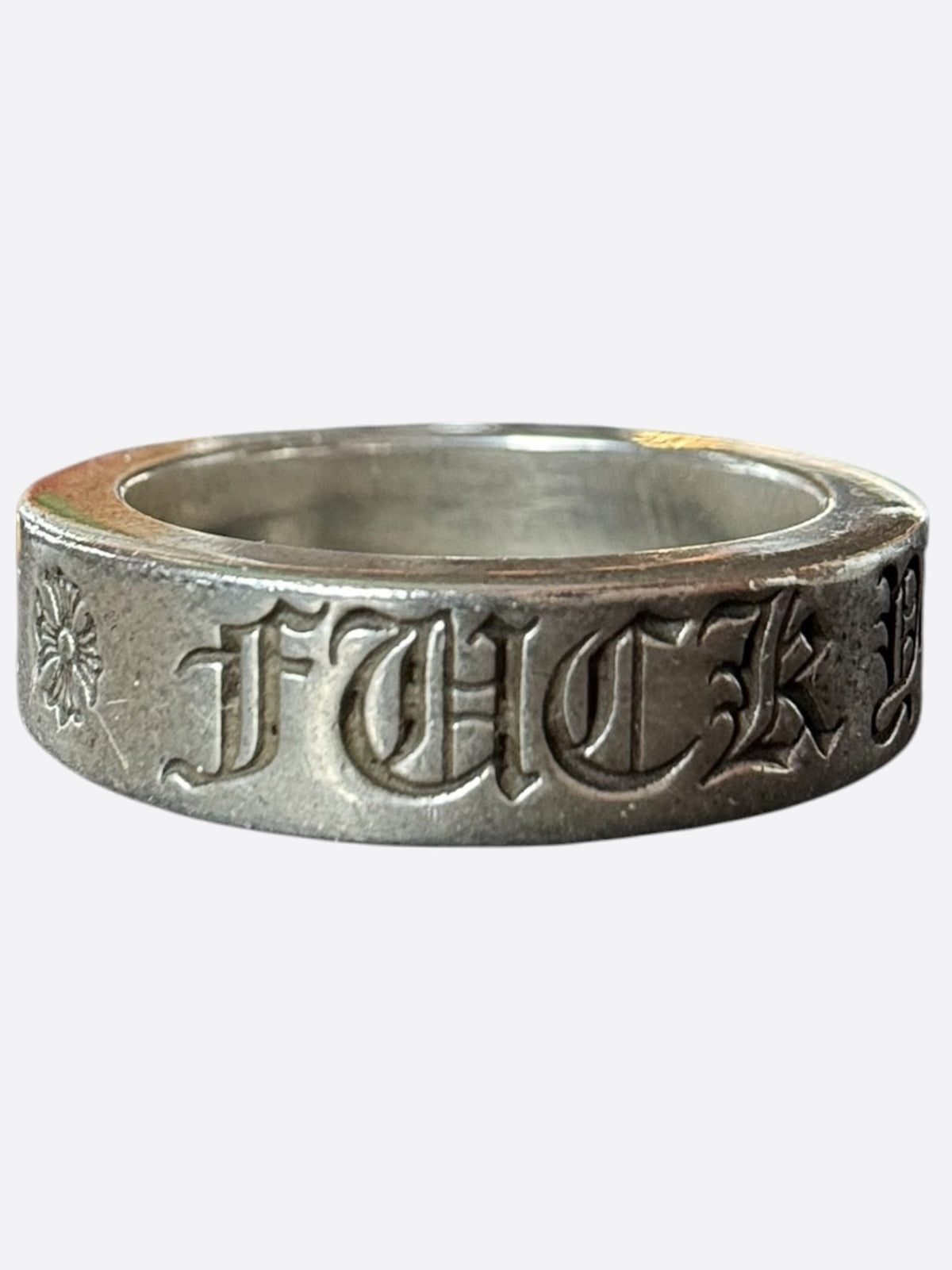 Chrome Hearts Silver Spacer Ring