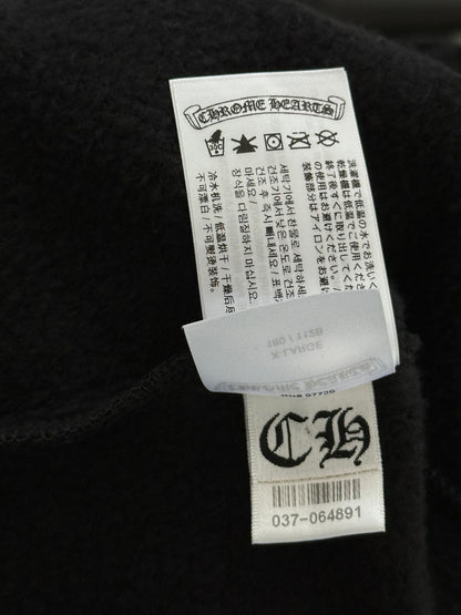 Chrome Hearts Black & White Neck Logo Sweater