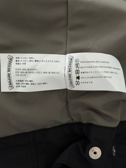 Chrome Hearts Black Nylon Cross Patch Women's Jacket